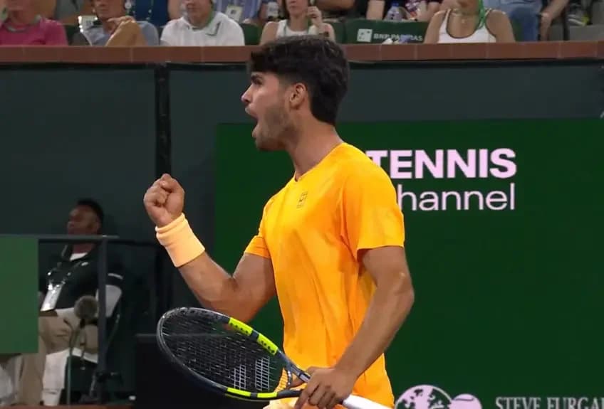 Alcaraz en demie à Indian Wells, invaincu en 2026