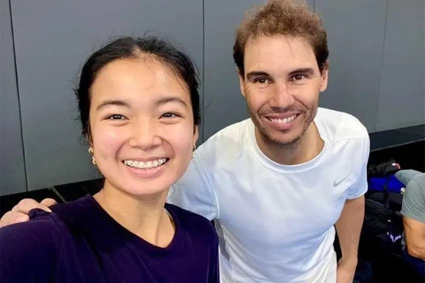 Alexandra Eala raconte Nadal et Toni Nadal à l’entraînement