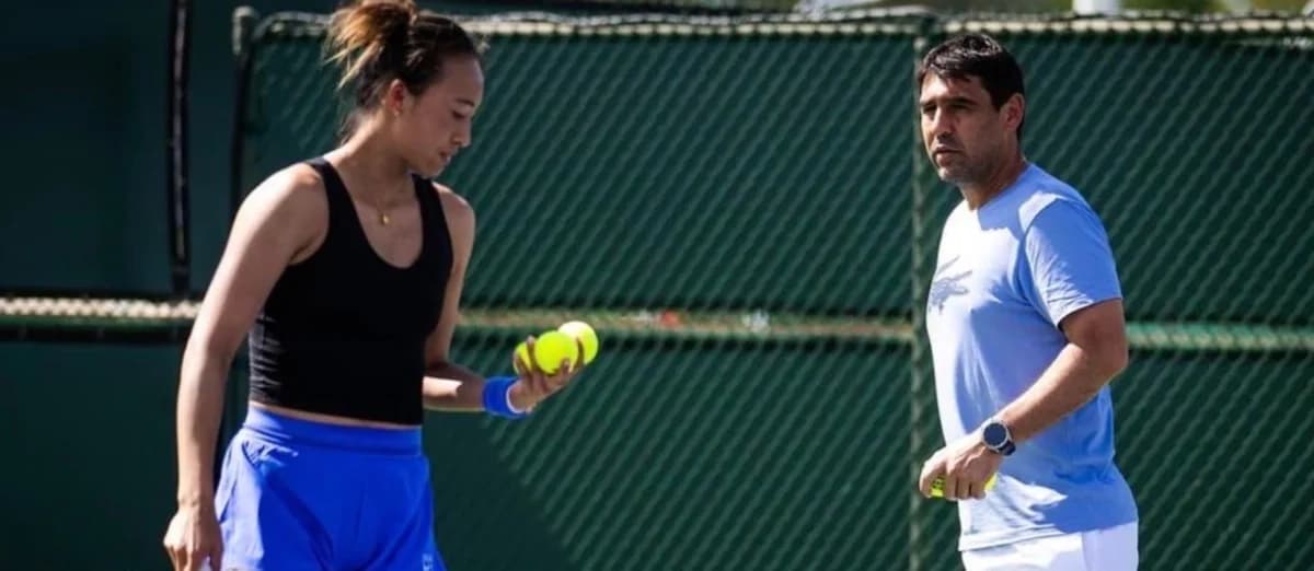 Zheng Qinwen s'associe à Baghdatis pour Indian Wells