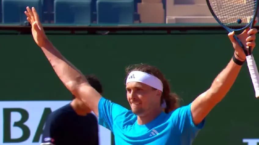 Zverev survit à Garin à Monte-Carlo après une remontée folle